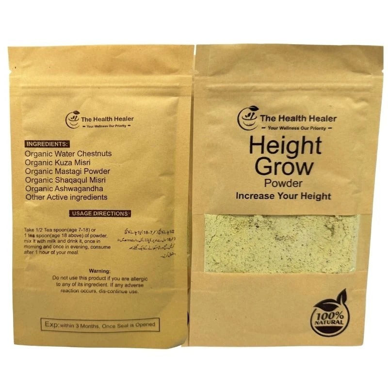 The Health Healer Height Grow Powder – 100% Natural Height