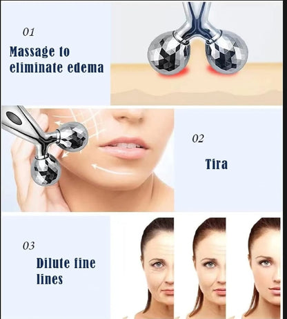 3D Y Shape Face Massager Roller – Facial Lifting & Skin Tightening Tool