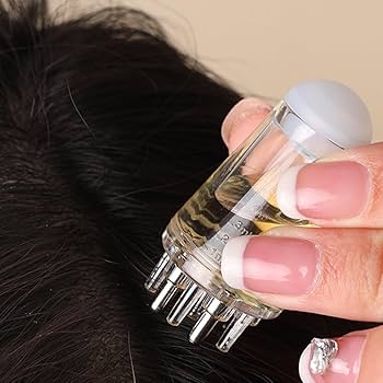 Oil Applicator | Scalp Hair Comb Oil Applicator | Portable Mini Hair Oil Applicator 6mlv
