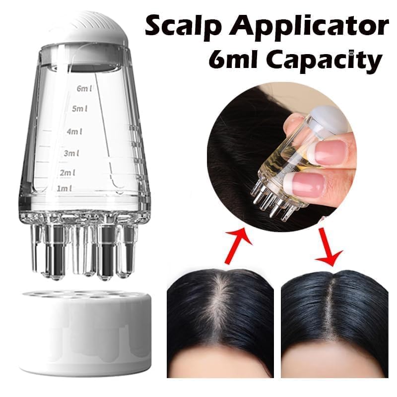 Oil Applicator | Scalp Hair Comb Oil Applicator | Portable Mini Hair Oil Applicator 6mlv