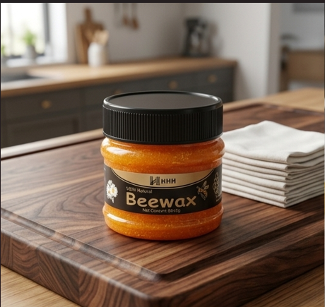 “Buy 1 Get 1” HHH 100% Natural Beewax - Premium Wood Seasoning & Furniture Polish for Restoration and Protection