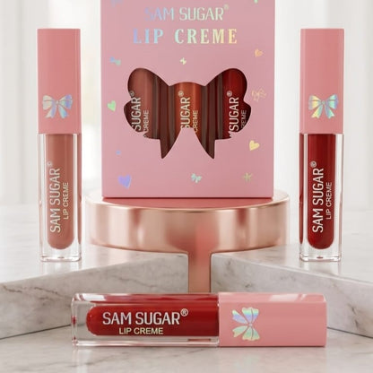 Sam Sugar Matte Liquid Lipsticks Pack Of 4 Long Lasting Multi Shades | Random Shades