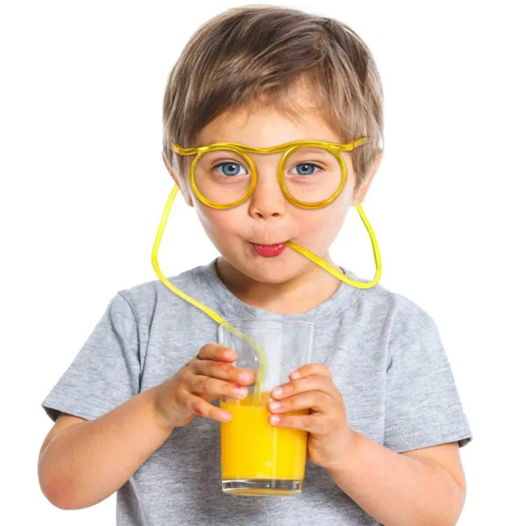 Buy 1 Get 2 Free 🎉 – Funny Silly Straw Glasses for Kids and Adults