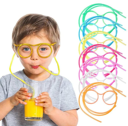 Buy 1 Get 2 Free 🎉 – Funny Silly Straw Glasses for Kids and Adults