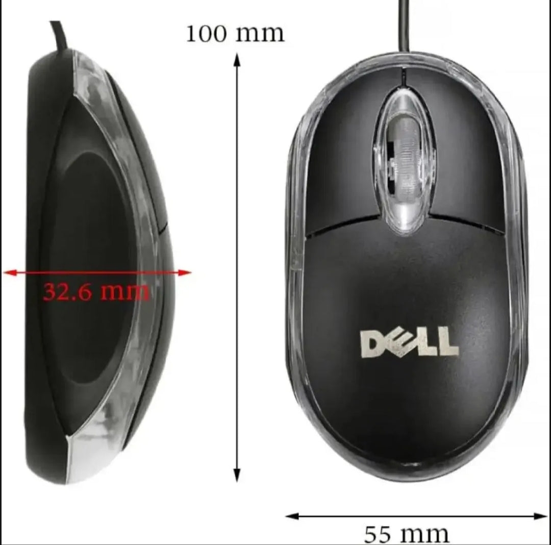 Dell USB Wired Mouse – Smooth & Reliable