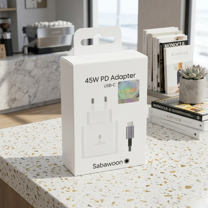 Sabawoon 45W PD USB-C Fast Charger | Super Fast Wall Adapter