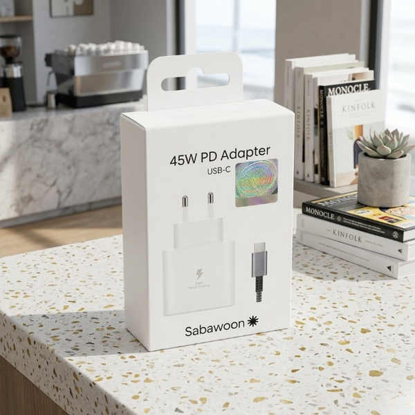 Sabawoon 45W PD USB-C Fast Charger | Super Fast Wall Adapter