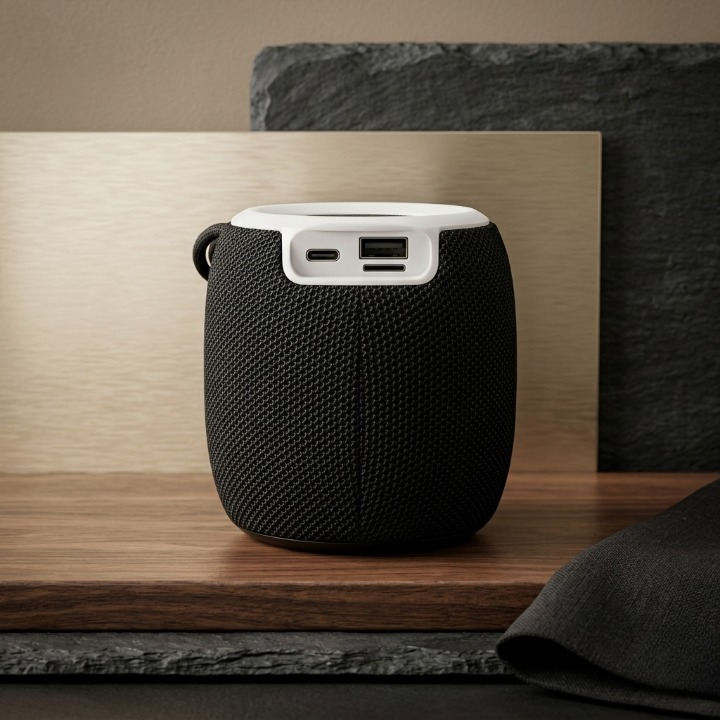 SH-309 Mini Wireless Speaker – Portable Bluetooth Sound Box with RGB LED Light & TWS Support
