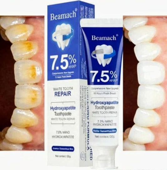 7.5% nHAP White Tooth Repair Toothpaste – Hydroxyapatite Enamel Strengthening & Whitening Formula (80g)