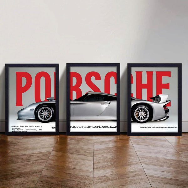 Set of 3 Premium Wall Art Photo Tiles – Modern Home Decor Sets