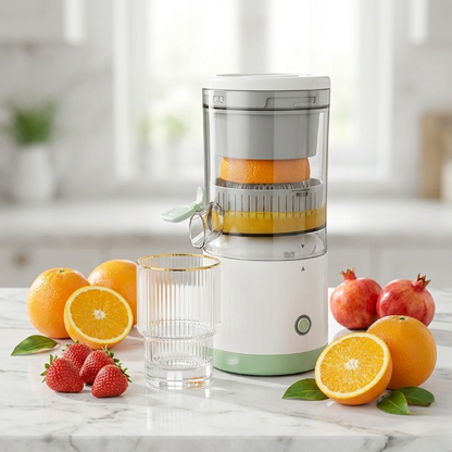 Portable USB Rechargeable Citrus Juicer – Automatic Wireless Orange Juicer Extractor