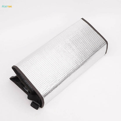 AC Outdoor Unit Sunshade Cover – Silver Foil Reflective Heat Shield & Dust Protector for Air Conditioner