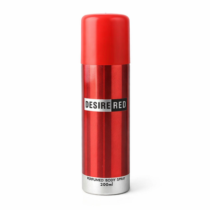 Desire Red Perfumed Body Spray for Men 200ml – Long Lasting Fresh & Spicy Fragrance