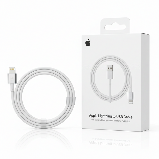 Apple Lightning to USB Cable for iPhone, iPad & iPod – Fast Charging & Data Sync Cable